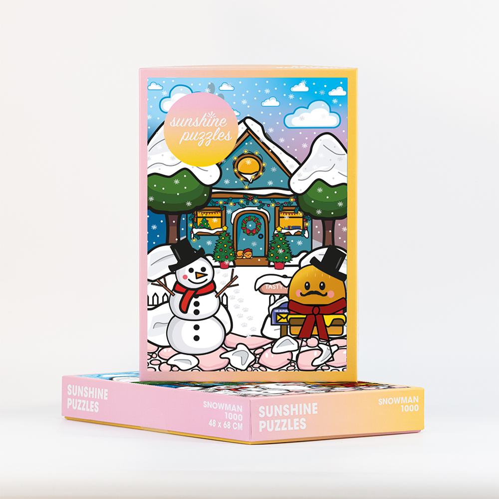 Sunshine Puzzles Snowman, 1000 Piece Puzzle