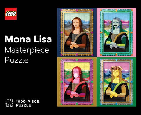 LEGO Masterpiece Puzzle: Mona Lisa, 1000 Piece Puzzle