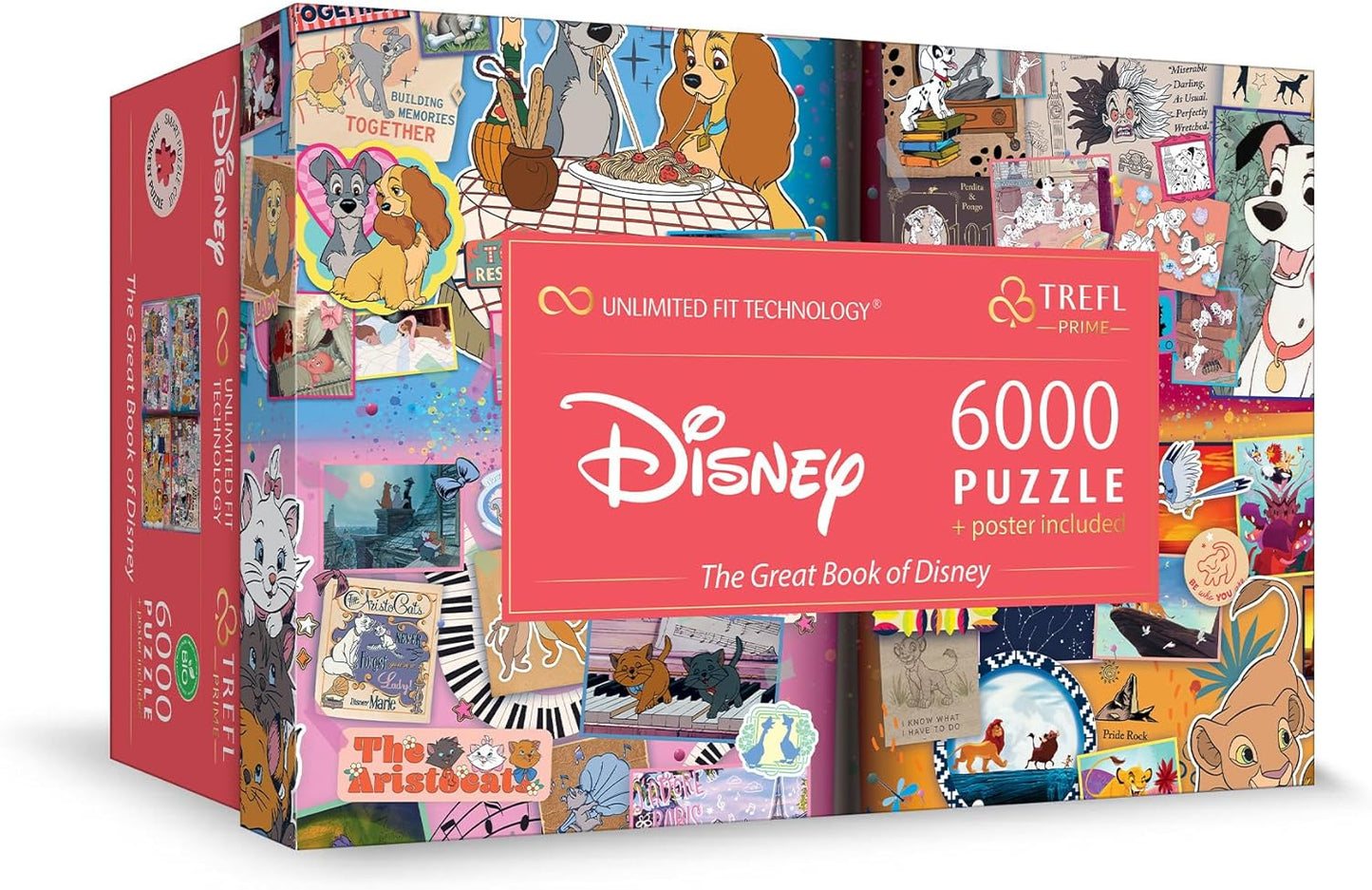 Trefl The Great Book of Disney, 6000 Piece Puzzle - Imported