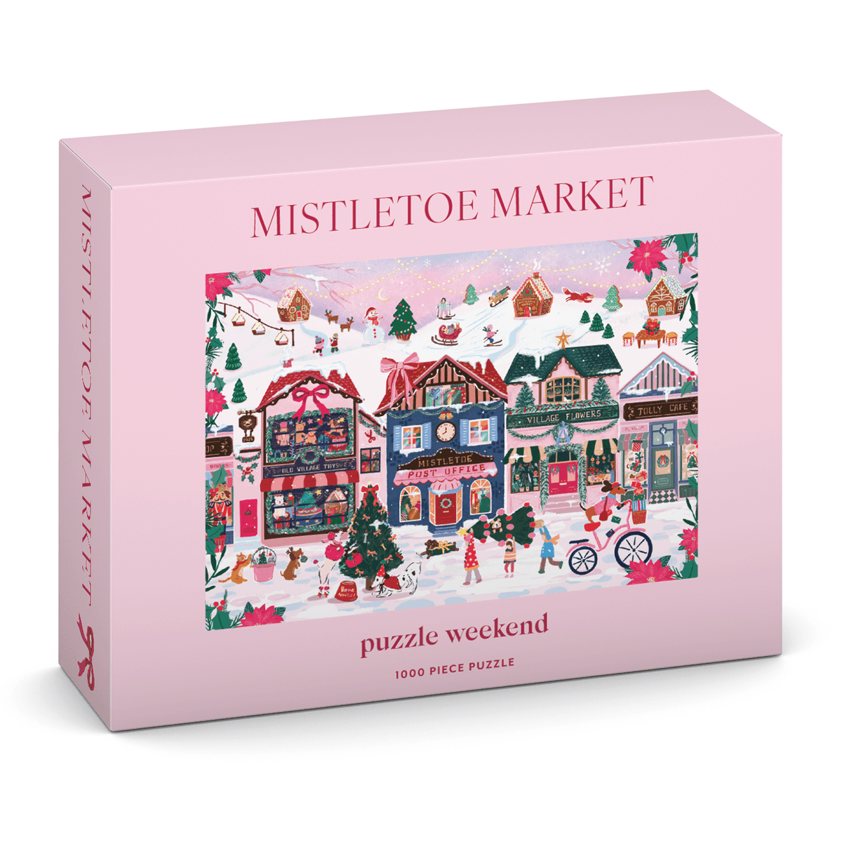 Puzzle Weekend Mistletoe Market, 1000 Piece Puzzle