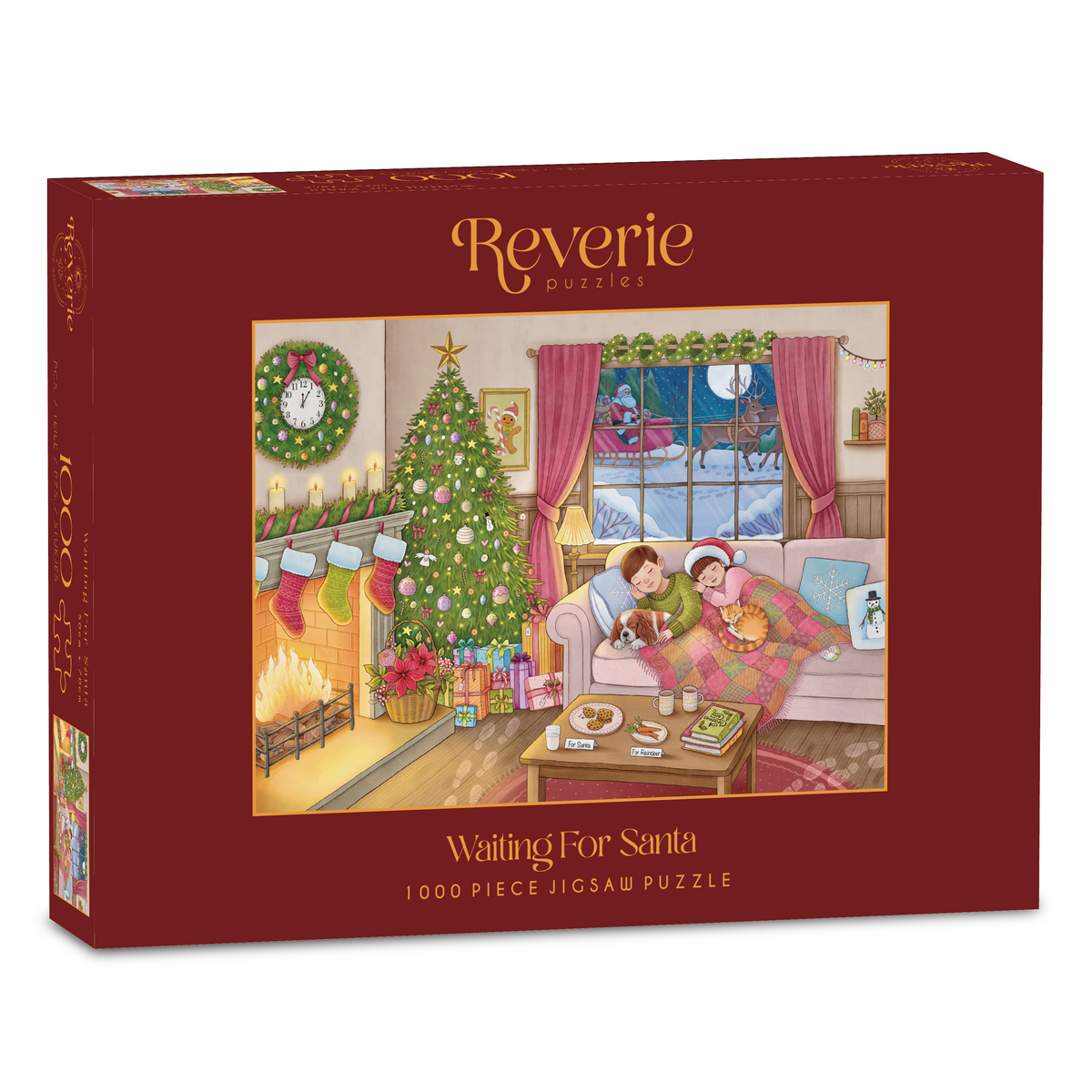 PRE-ORDER Reverie Waiting For Santa Jigsaw Puzzle, 1000 Piece Puzzle