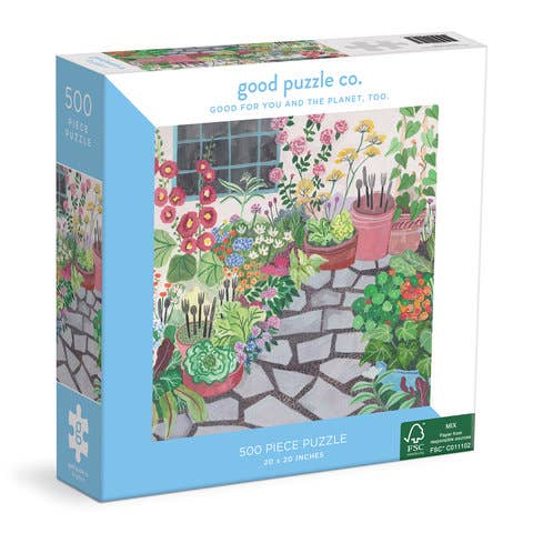 Good Puzzle Co. Outdoor Garden, 500 Piece Puzzle