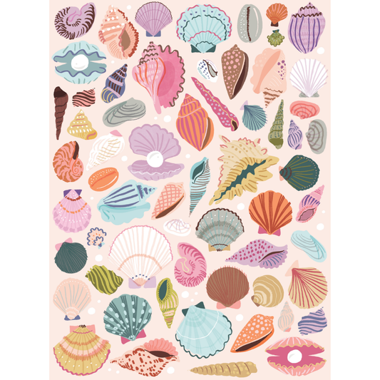puzzlefolk Seashells by the Seashore, 1000 Piece Puzzle