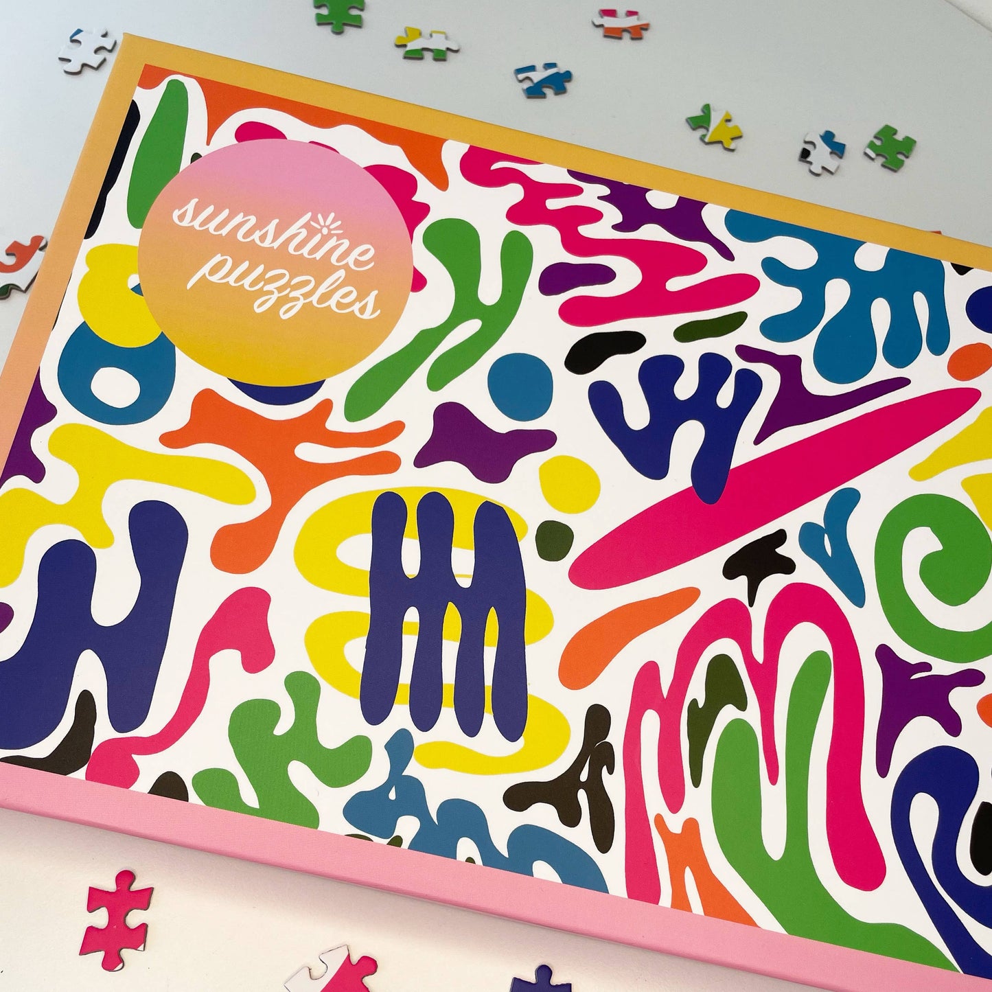 Sunshine Puzzles Colorful Splash, 1000 Piece Puzzle