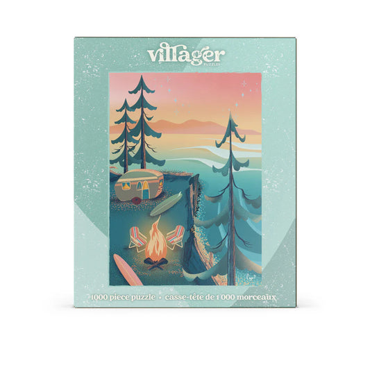 Villager Coastal Camping, 1000 Piece Puzzle