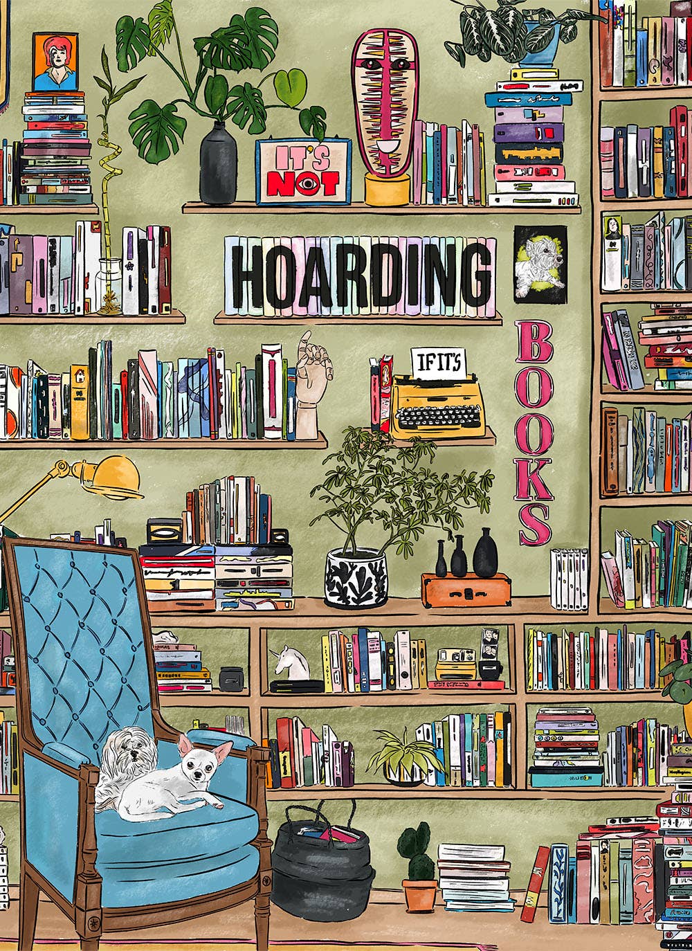ellembee It's Not Hoarding If It's Books, 1000 Piece Puzzle