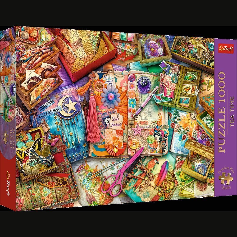 Trefl Tea Time: Journalist's Desk, Aimee Stewart, 1000 Piece Puzzle - Imported