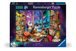 Ravensburger Winter Reading Nook, Aimee Stewart, 1000 Piece Puzzle - Imported