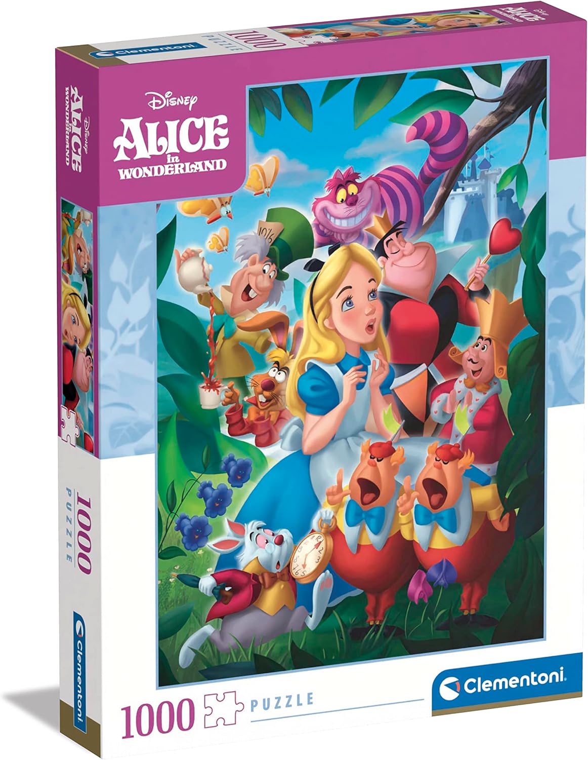 Clementoni Disney Alice in Wonderland, 1000 Piece Puzzle - Imported