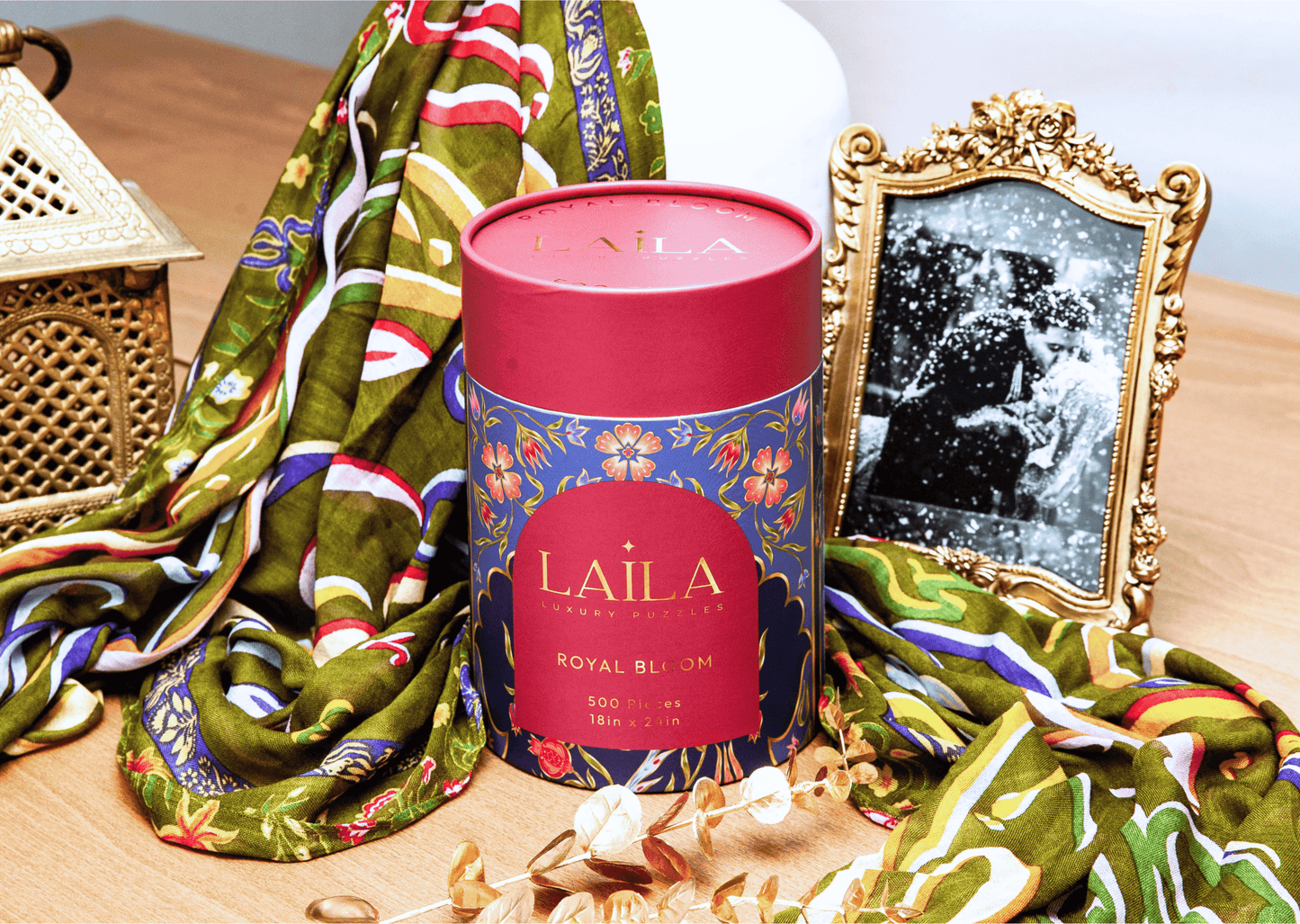 Laila Luxury Puzzles Royal Bloom, 500 Piece Puzzle