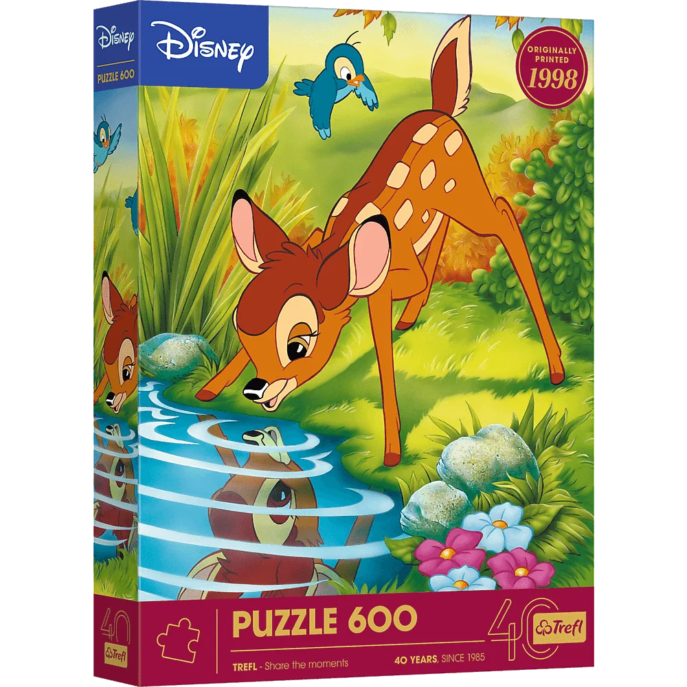 Trefl 40th Anniversary Disney Bambi, 600 Piece Puzzle - Imported