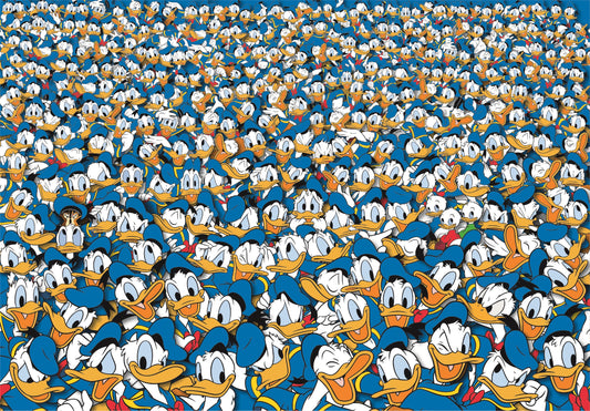 Clementoni Disney Impossible: Donald Duck, 1000 Piece Puzzle - Imported
