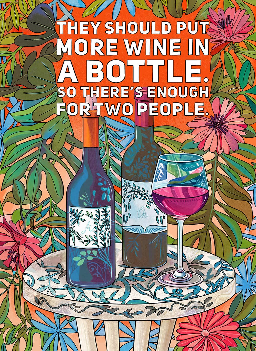 ellembee More Wine in the Bottle, 1000 Piece Puzzle