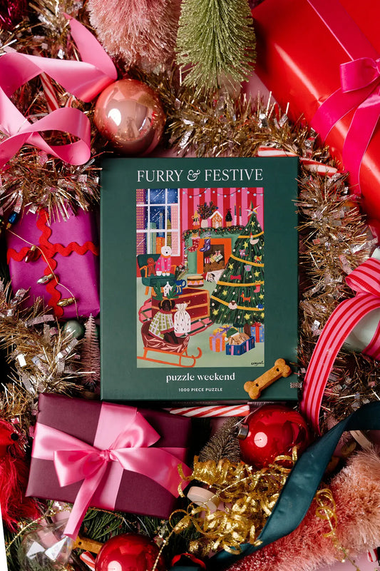 Puzzle Weekend Furry & Festive, 1000 Piece Puzzle