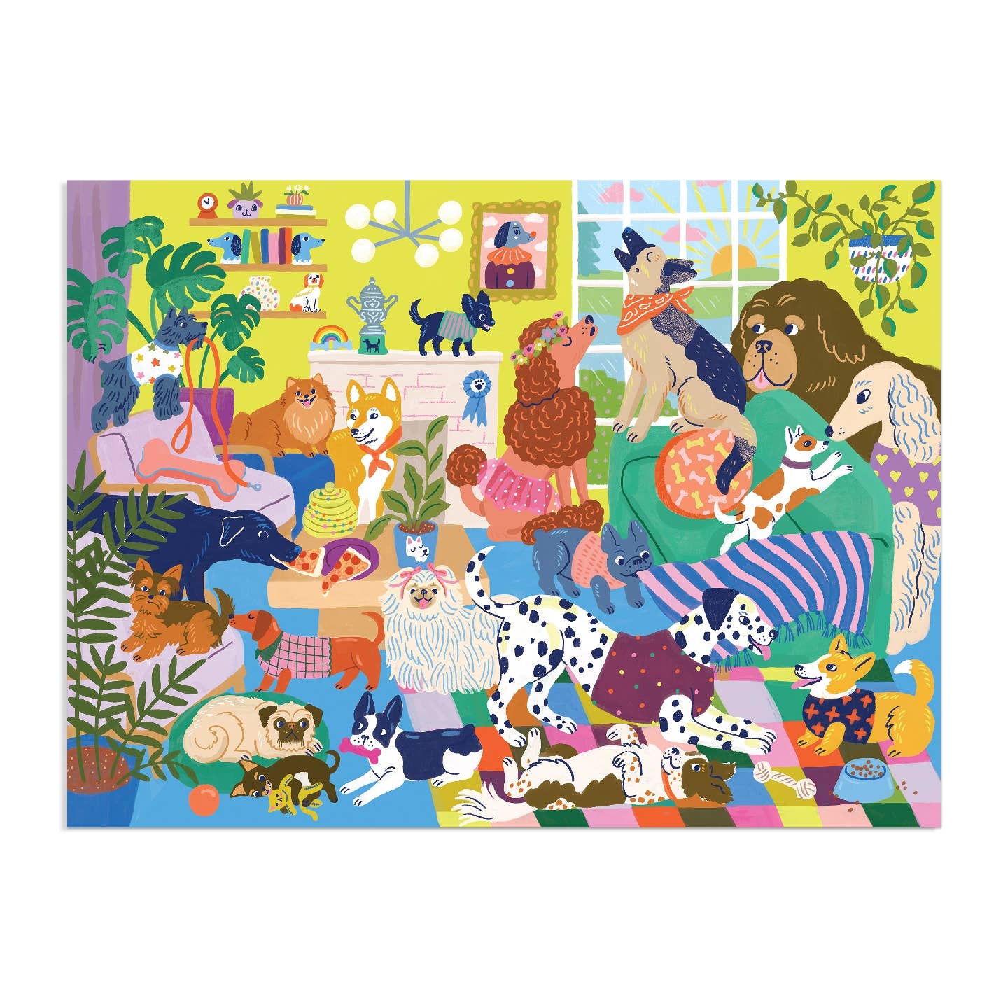 Mudpuppy Good Dog Club, 1000 Piece Puzzle