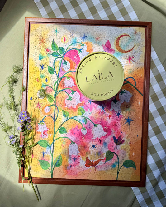 Laila Luxury Puzzles Spring Whispers, 500 Piece Puzzle