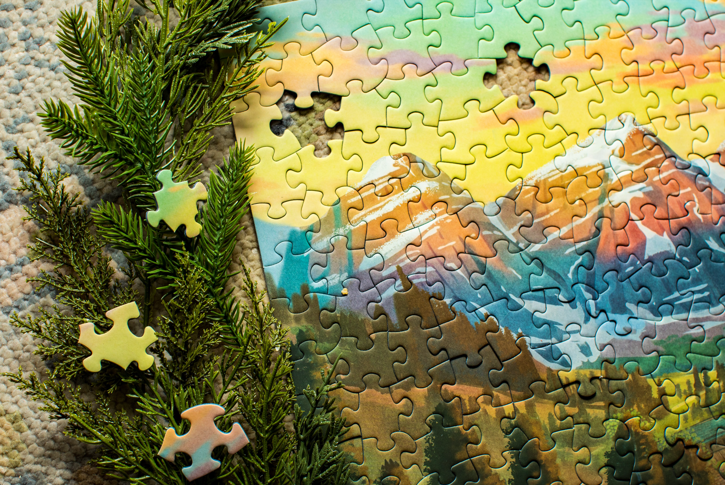 Laila Luxury Puzzles Kashmir Valley, 500 Piece Puzzle