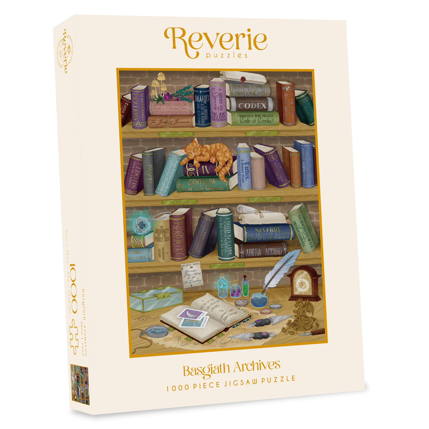 Reverie Basgiath Archives, 1000 Piece Puzzle - Officially Licensed || Fourth Wing