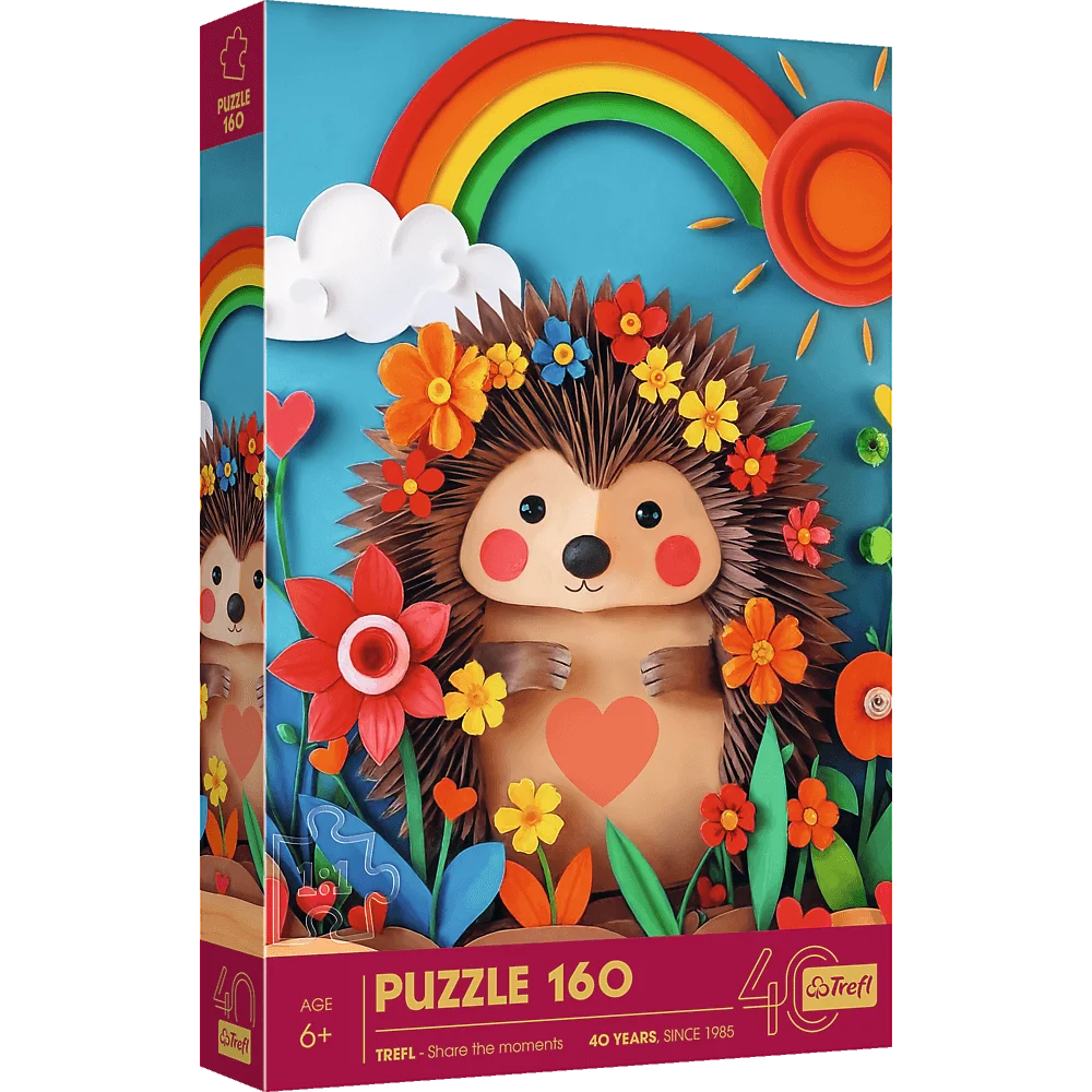 Trefl 40th Anniversary: Hedgehog, 160 Piece Puzzle - Imported