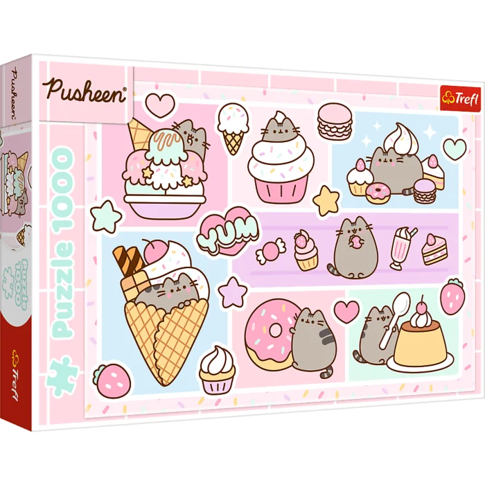 Trefl Sweet Pusheen, 1000 Piece Puzzle - Imported