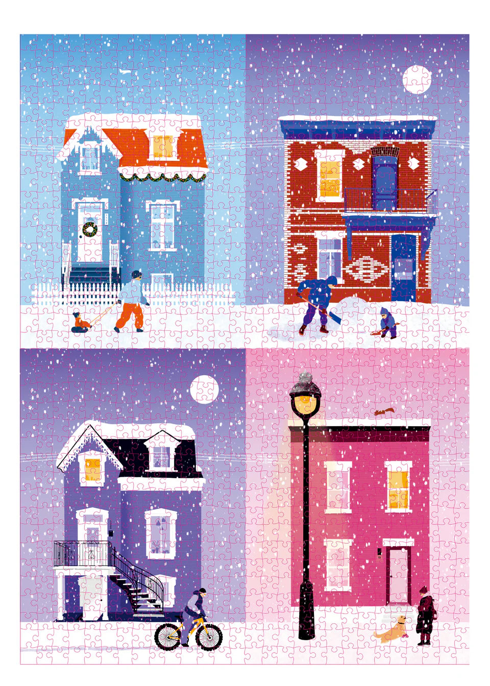 Holiyay Snowy in Montreal, 1000 Piece Puzzle
