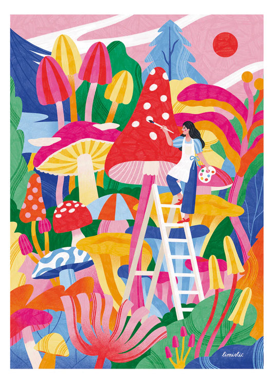 holiyay Mycology Whimsy, 500 Piece Puzzle
