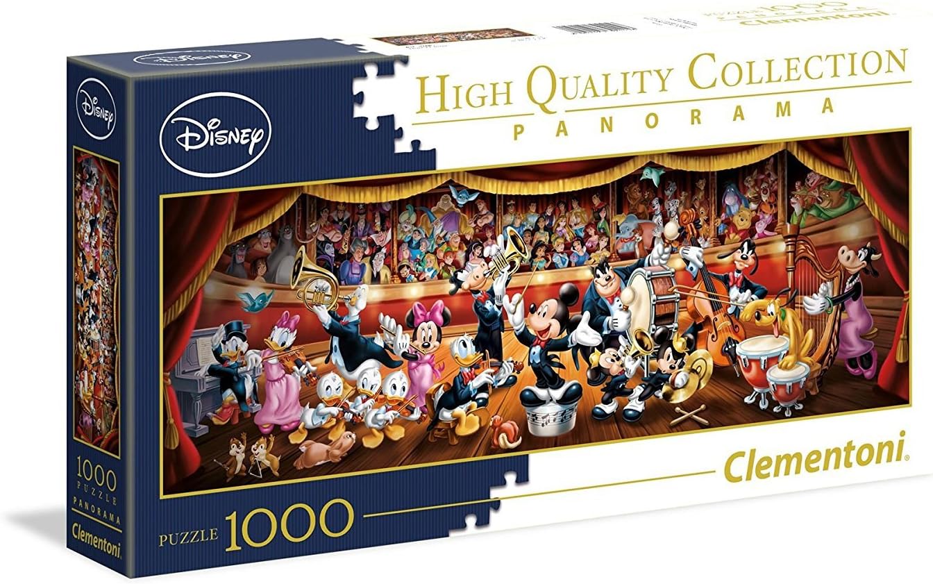 Clementoni Panorama Disney Orchestra, 1000 Piece Puzzle - Imported