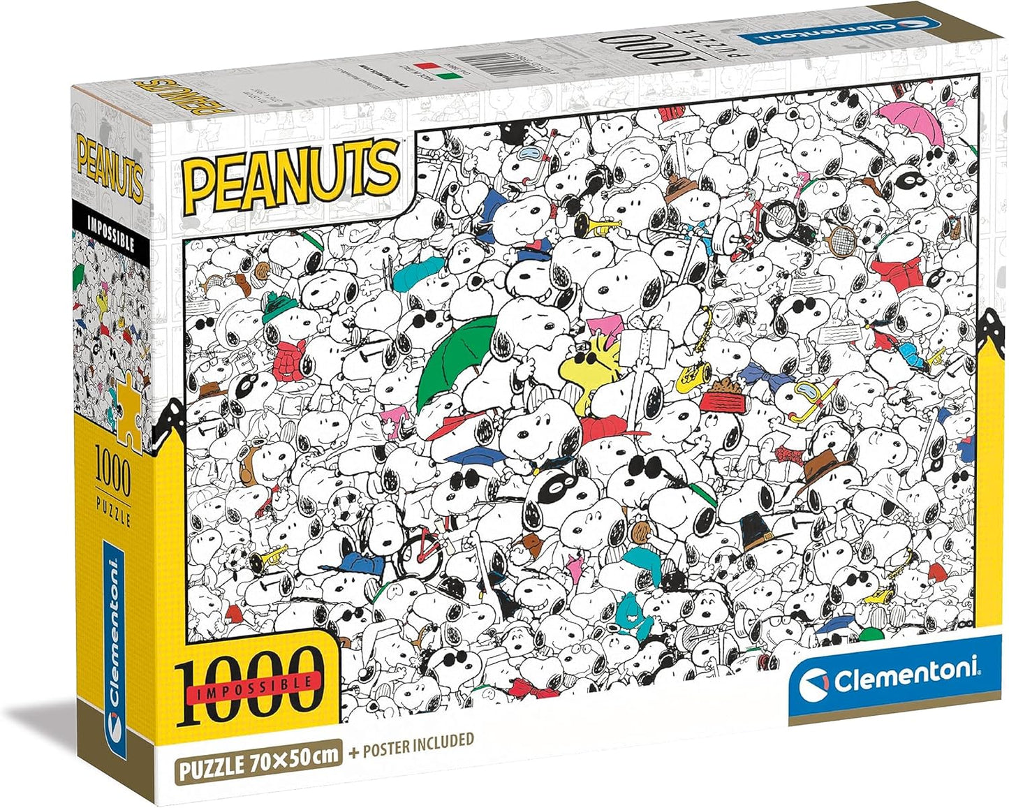 Clementoni Impossible: Peanuts, 1000 Piece Puzzle - Imported