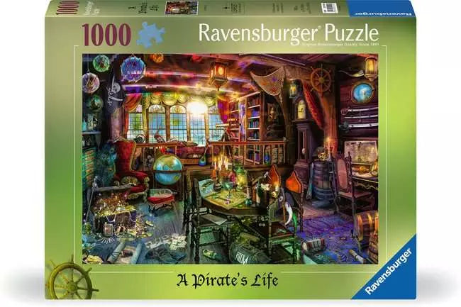 Ravensburger Aimee Stewart A Pirate's Life for Me, 1000 Piece Puzzle - Imported