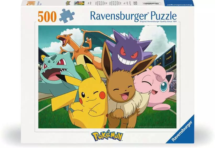 Ravensburger Pokemon at the Stadium, 500 Piece Puzzle - Imported