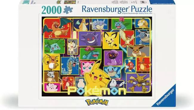 Ravensburger Pokemon, 2000 Piece Puzzle - Imported