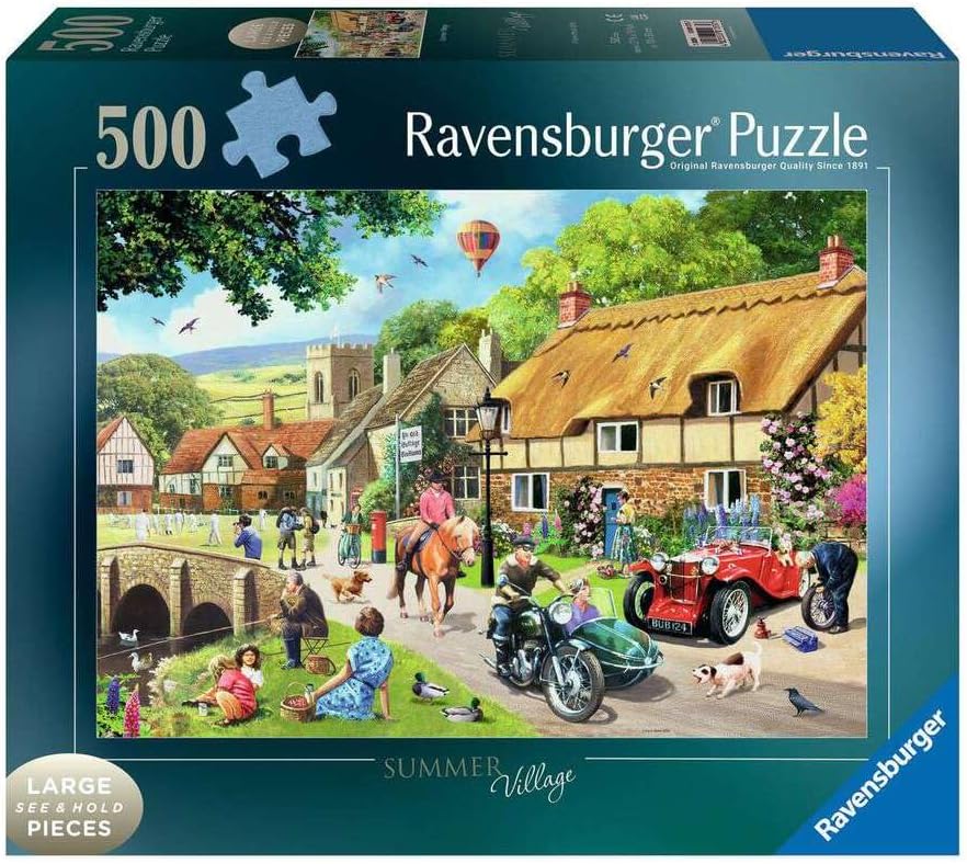 Ravensburger Village d'été, 500 pièces, grandes pièces