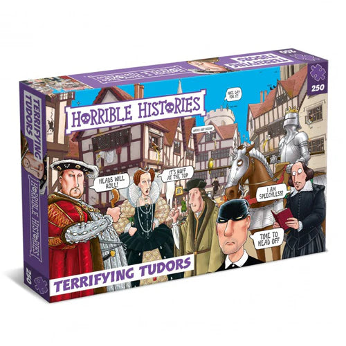 Paul Lamond Games Horrible Histories: Terrifying Tudors, 250 Piece Puzzle - Imported
