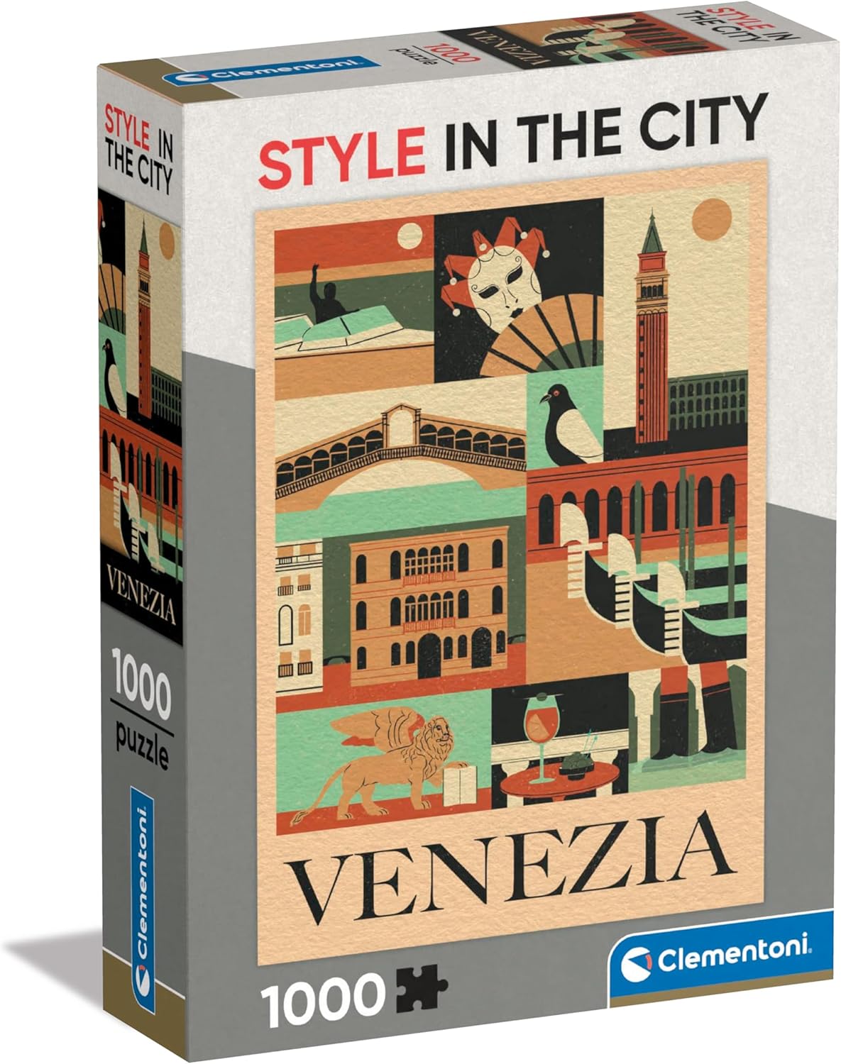 Le style Clementoni en ville : Venise, 1000 pièces