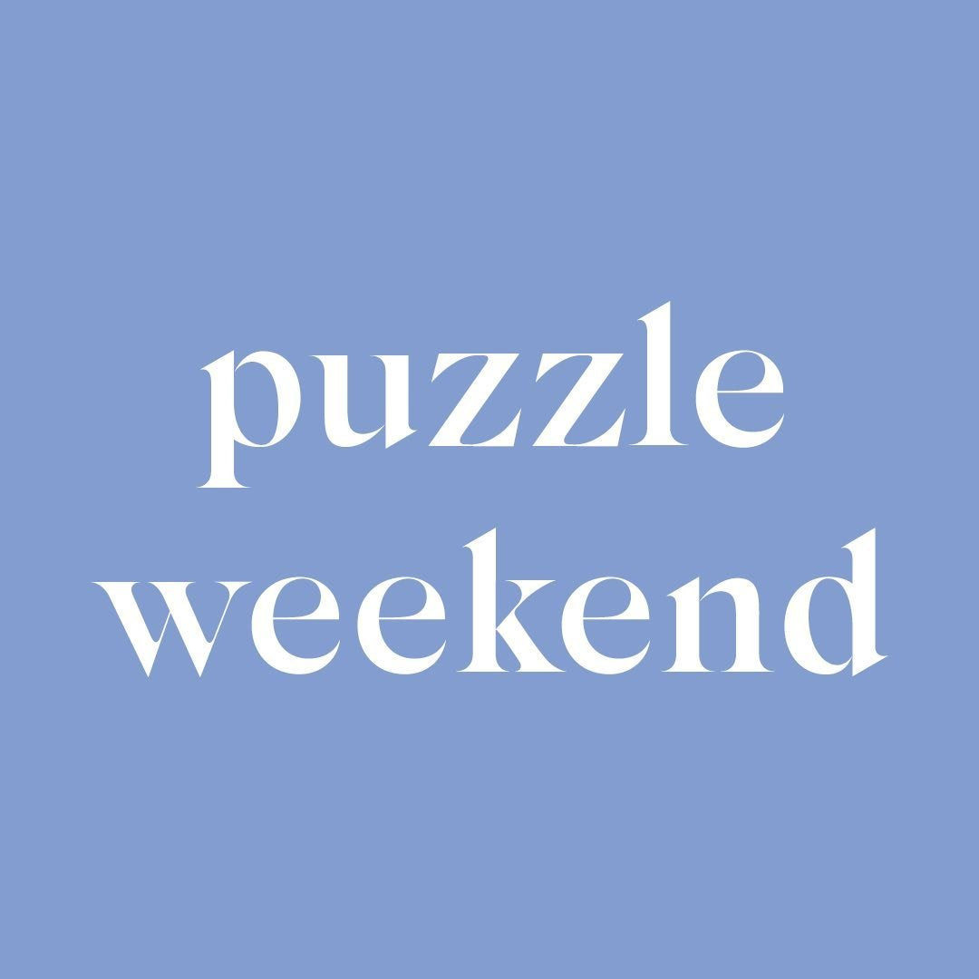 Puzzle Weekend