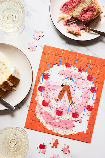 Ordinary Habit Cake Angel, 100 Piece Puzzle