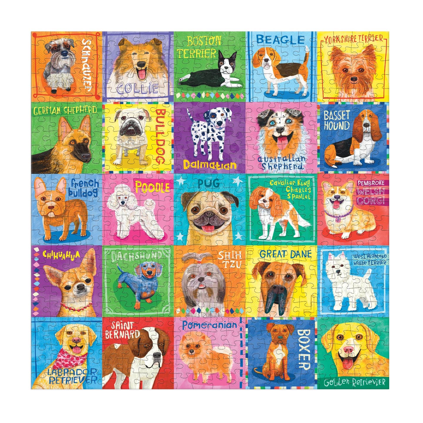 Mudpuppy Pawsome Portraits, 500 Piece Puzzle