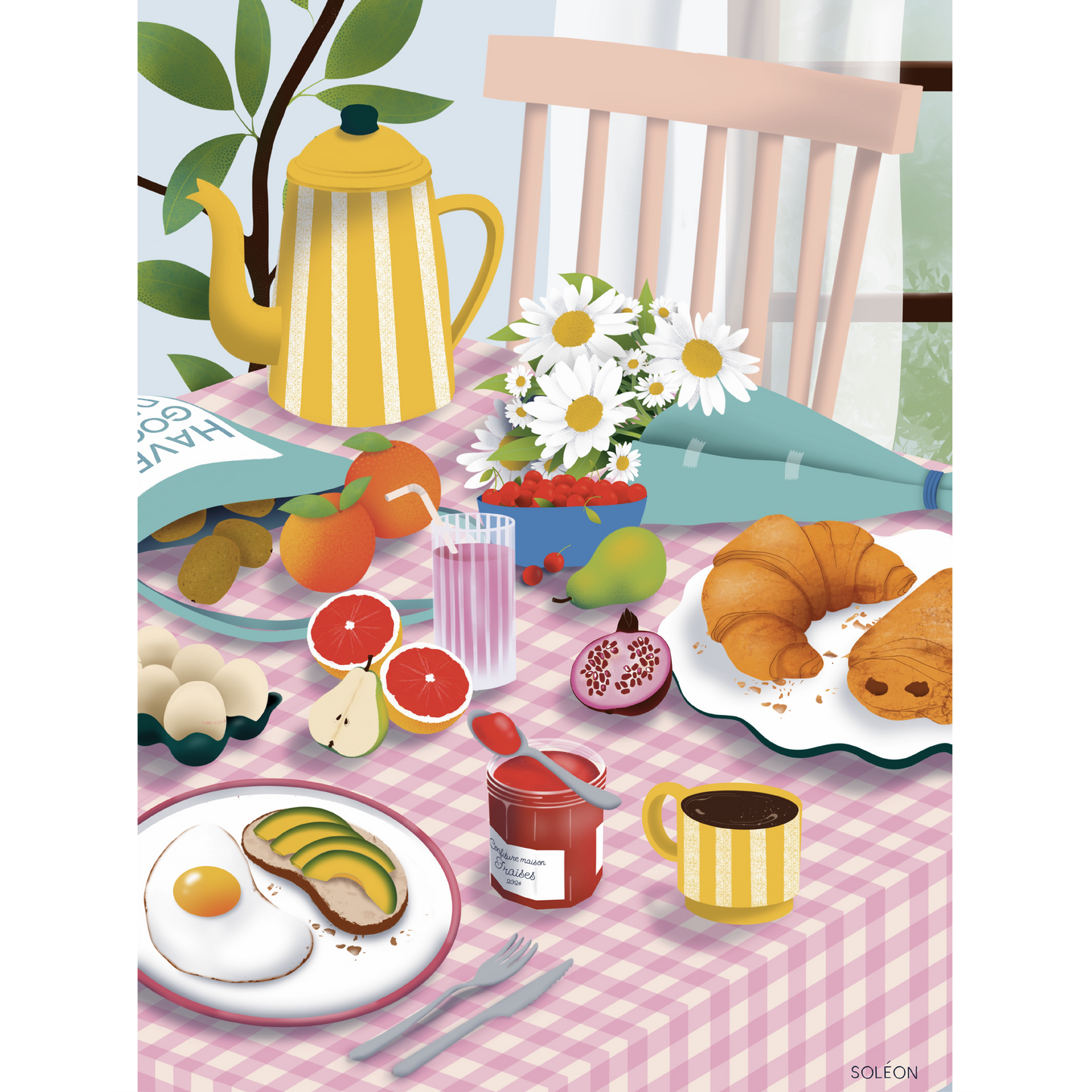 Pièce rapportée Sunday Brunch, 500 Piece Puzzle