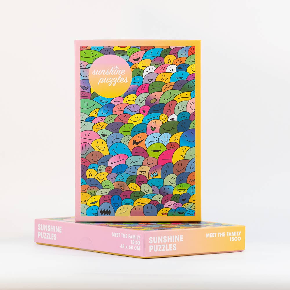 Sunshine Puzzles Meet the Family, 1500 Piece Puzzle