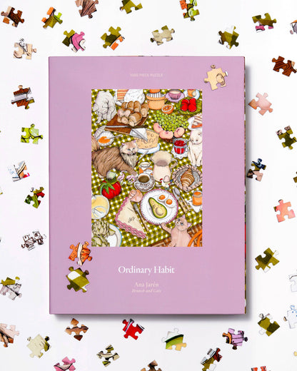 Ordinary Habit Brunch and Cats, 1000 Piece Puzzle