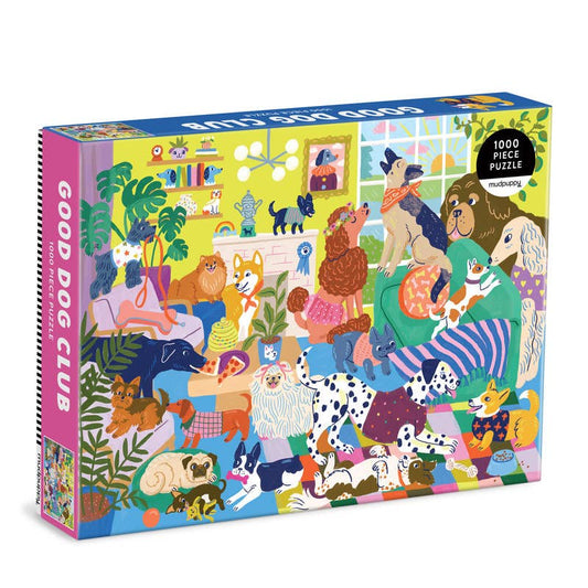 Mudpuppy Good Dog Club, 1000 Piece Puzzle