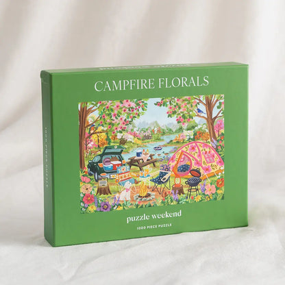 Puzzle Weekend Campfire Florals, 1000 Piece Puzzle