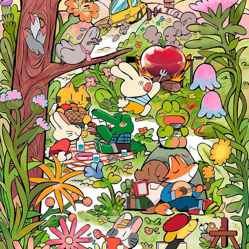 Sto Puzzle Spring Snack, 500 Piece Puzzle