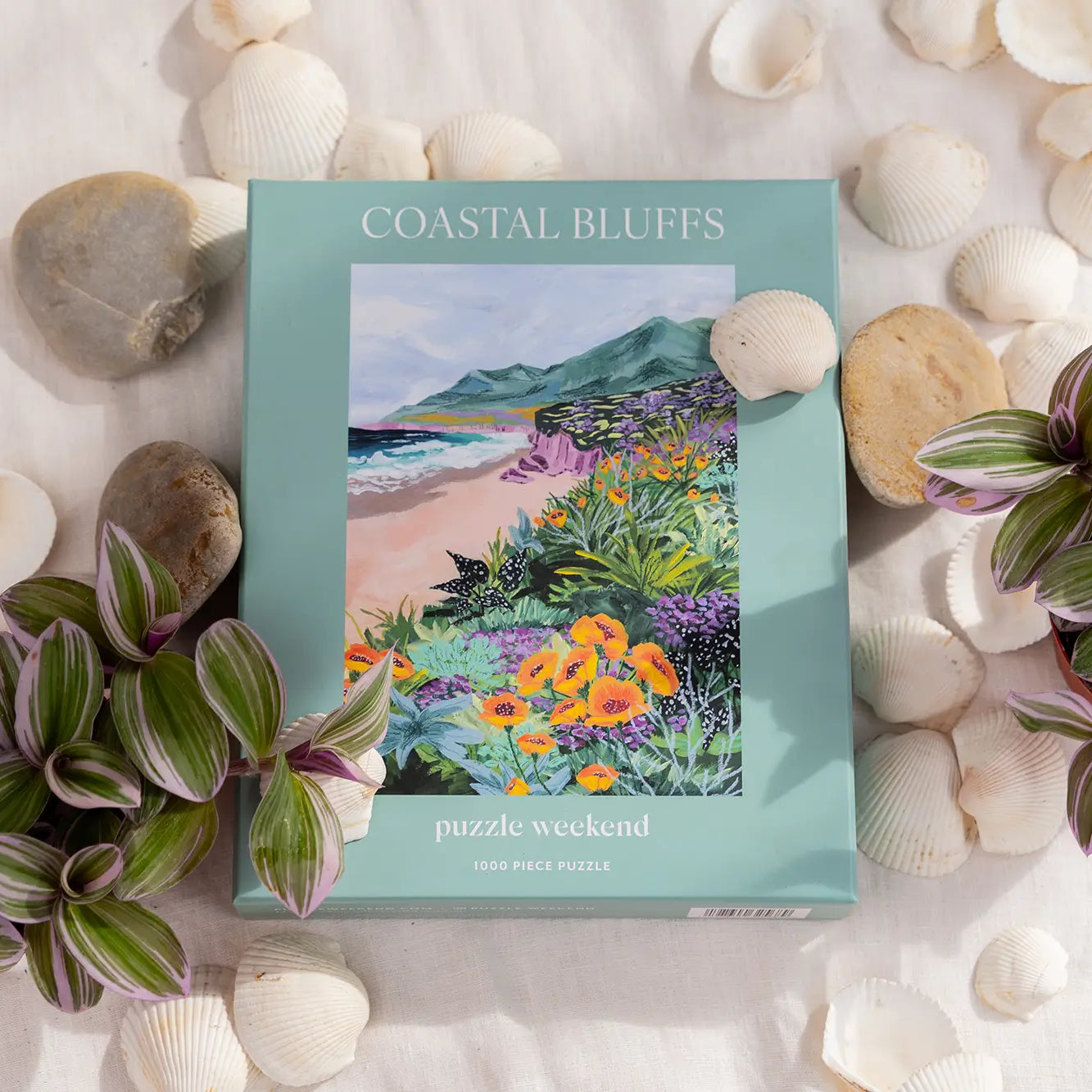 Puzzle Weekend Coastal Bluffs, 1000 Piece Puzzle