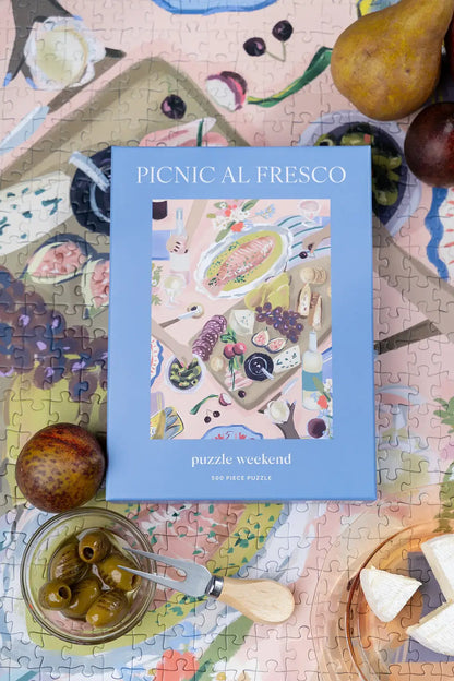 Puzzle Weekend Picnic Al Fresco, 500 Piece Puzzle