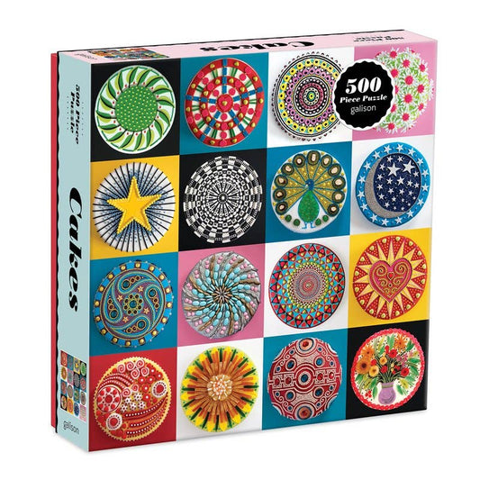 Galison Cakes, 500 Piece Puzzle