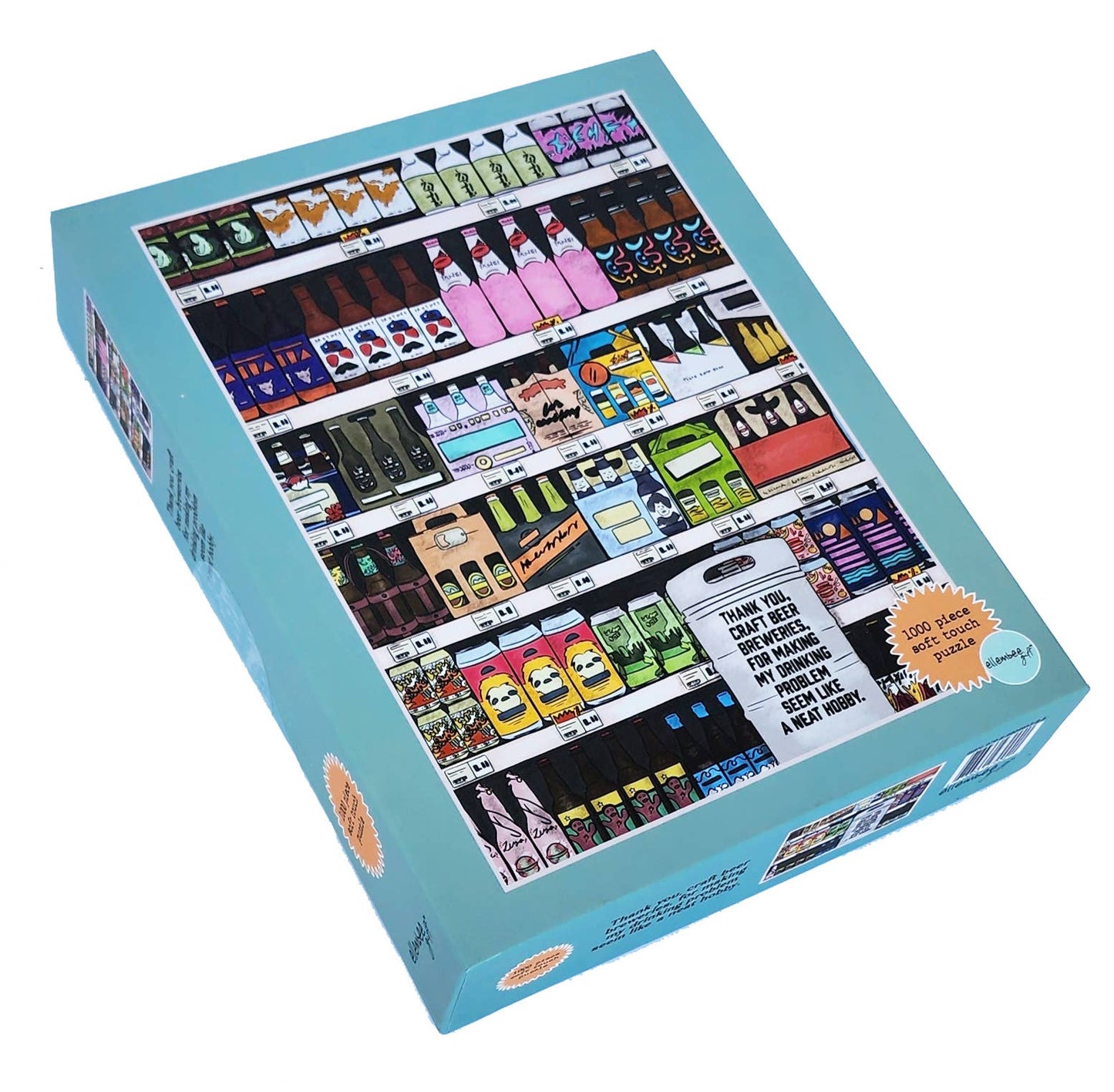 ellembee Thank You Craft Beer, 1000 Piece Puzzle