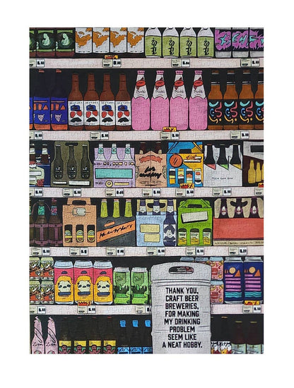 ellembee Thank You Craft Beer, 1000 Piece Puzzle