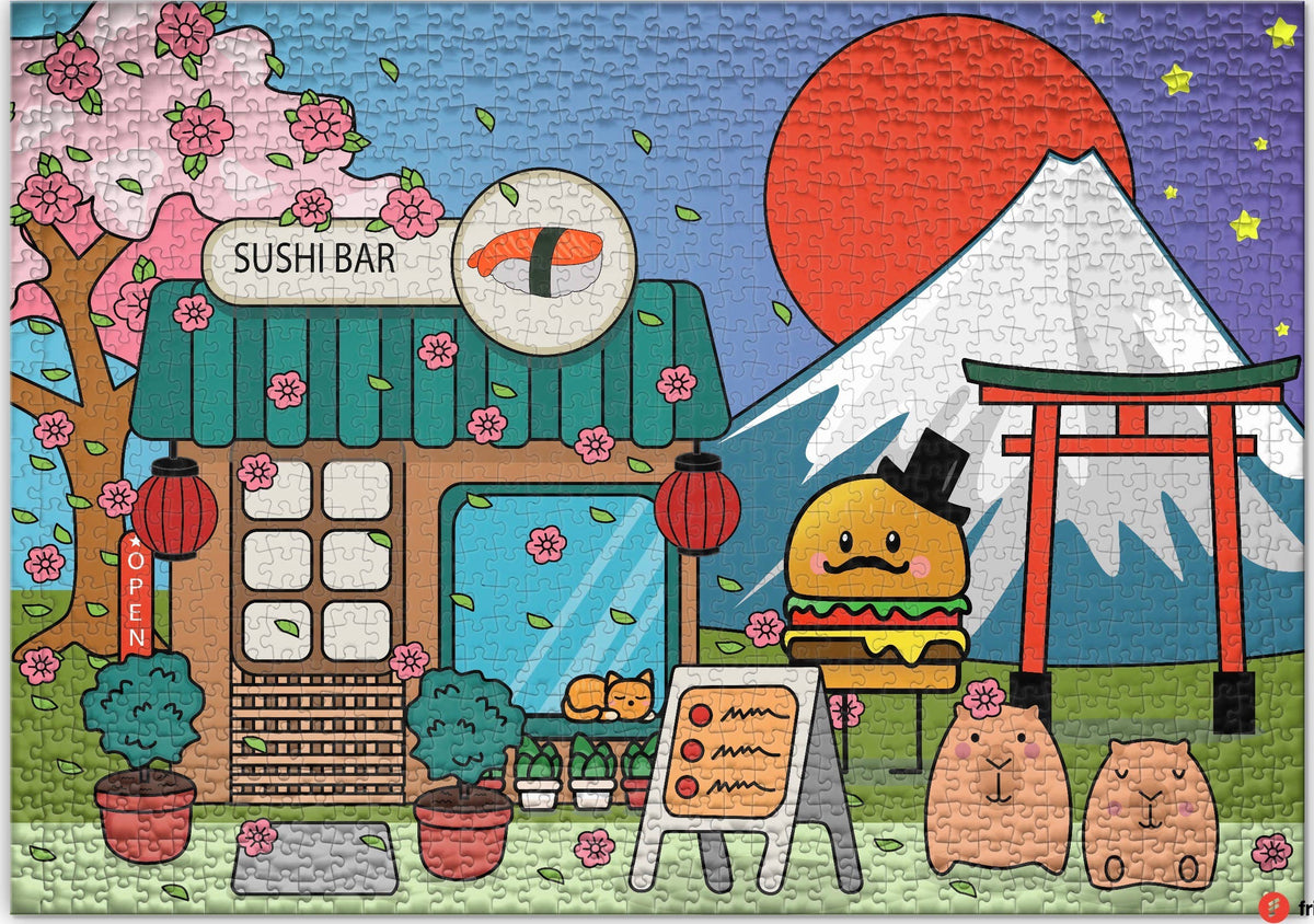 Sunshine Puzzles Big in Japan, 1000 Piece Puzzle