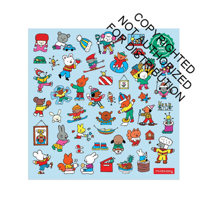 Mudpuppy Search and Find: Winter Chalet, 500 Piece Puzzle